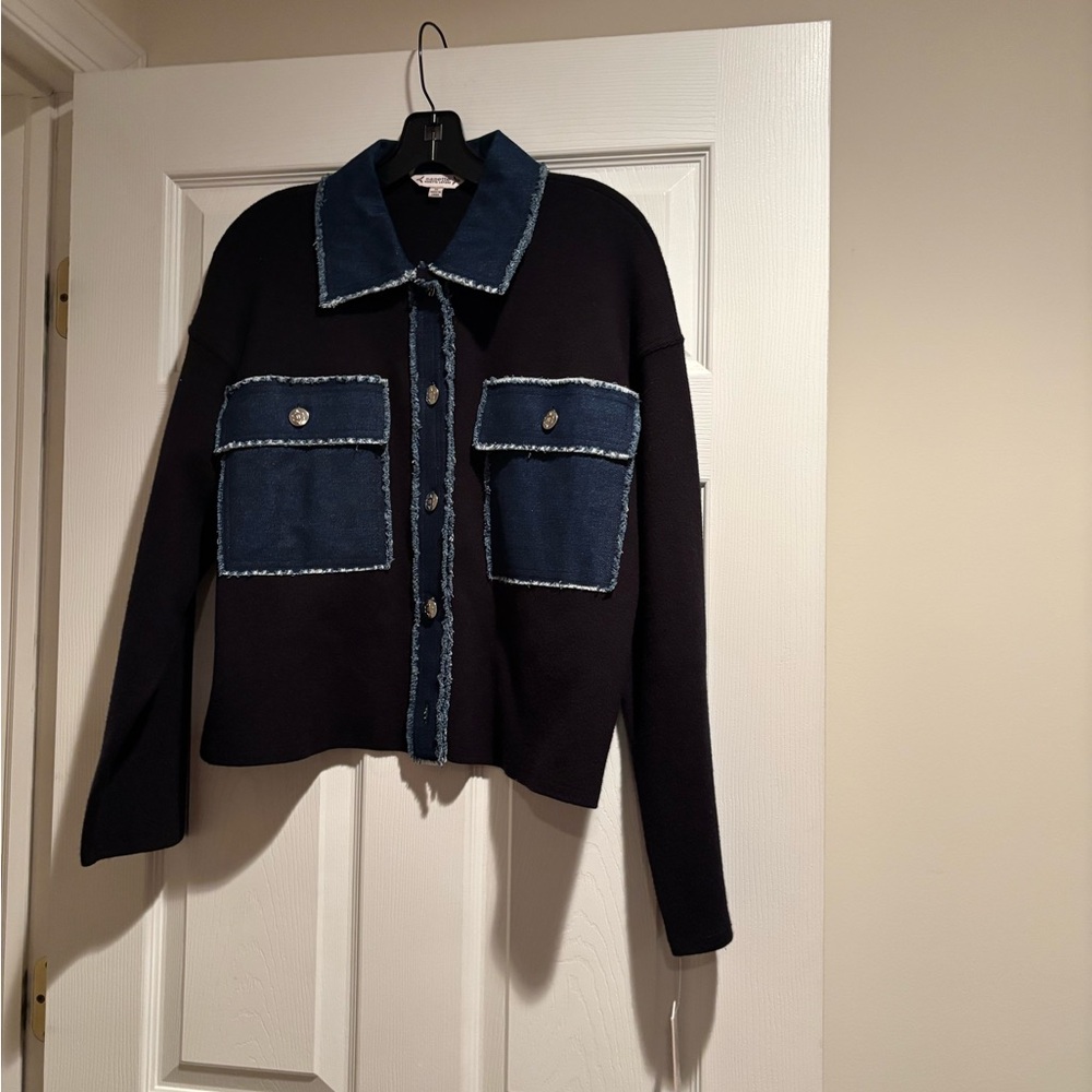 NWT Contrast Pocket Jacket
